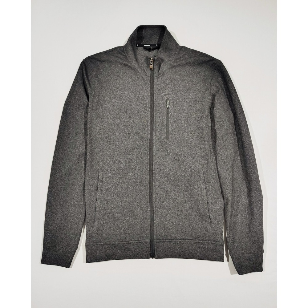 Public Rec All Day Everyday Jacket Mens S Heather Gray Performance Full Zip Tech